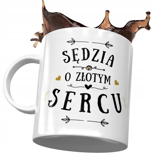 Dla Sędziego Kubek na Urodziny Imieniny na Prezent z Nadrukiem ze Zdjęciem
