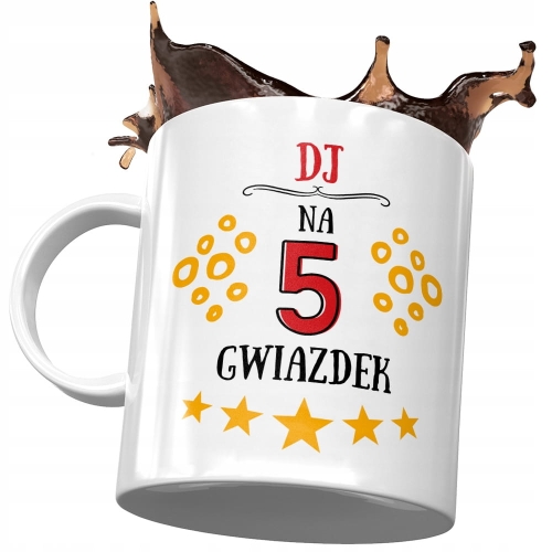 Dla Dja Kubek na Urodziny Imieniny na Prezent z Nadrukiem ze Zdjęciem