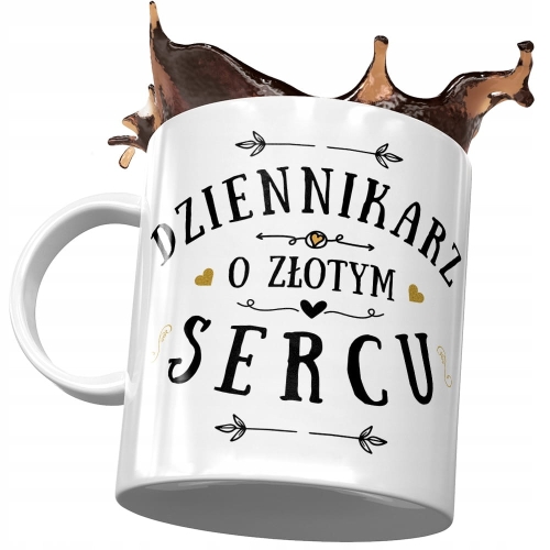Dla Dziennikarza Kubek na Urodziny na Prezent z Nadrukiem ze Zdjęciem