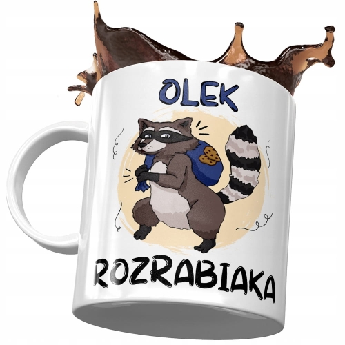 Kubek Dla Olka Syna na Dzień Dziecka Prezent z Nadrukiem ze Zdjęciem