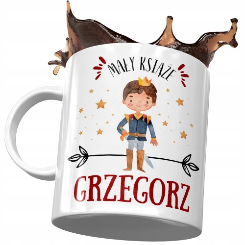 Kubek Dla Grzegorza Syna na Dzień Dziecka Prezent z Nadrukiem ze Zdjęciem