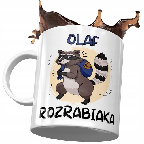 Kubek Dla Olafa Syna na Dzień Dziecka Prezent z Nadrukiem ze Zdjęciem