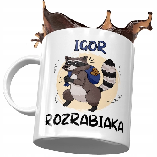 Kubek Dla Igora Syna na Dzień Dziecka Prezent z Nadrukiem ze Zdjęciem