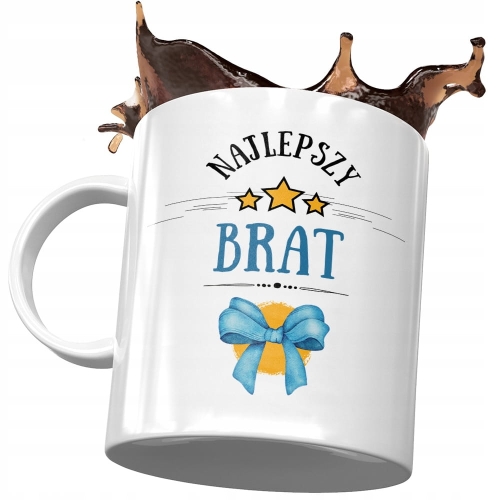 Kubek Dla Brata na Urodziny Prezent z Nadrukiem ze Zdjęciem