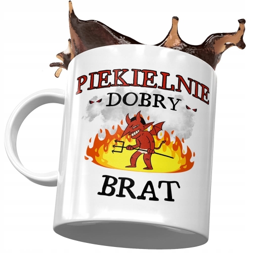 Kubek Dla Brata na Urodziny Prezent z Nadrukiem ze Zdjęciem