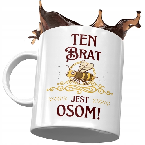 Kubek Dla Brata na Urodziny Prezent z Nadrukiem ze Zdjęciem