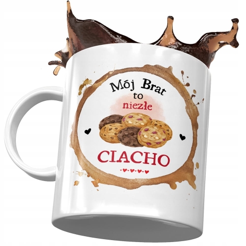 Kubek Dla Brata na Urodziny Prezent z Nadrukiem ze Zdjęciem