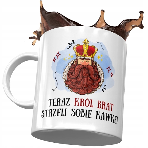 Kubek Dla Brata na Urodziny Prezent z Nadrukiem ze Zdjęciem