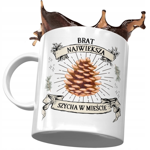 Kubek Dla Brata na Urodziny Prezent z Nadrukiem ze Zdjęciem