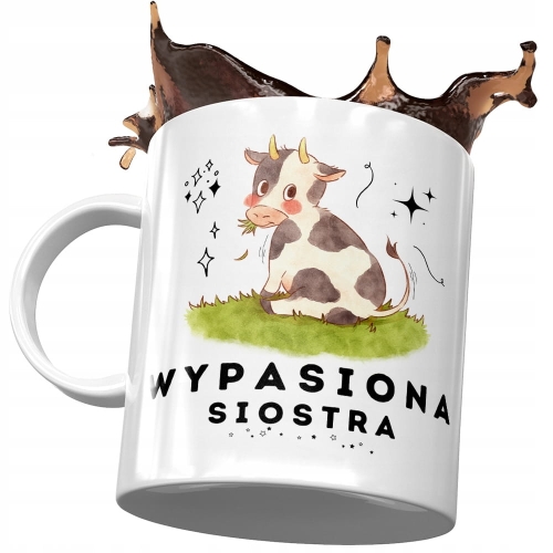 Kubek Dla Siostry Siostrzyczki na Urodziny Prezent z Nadrukiem ze Zdjęciem