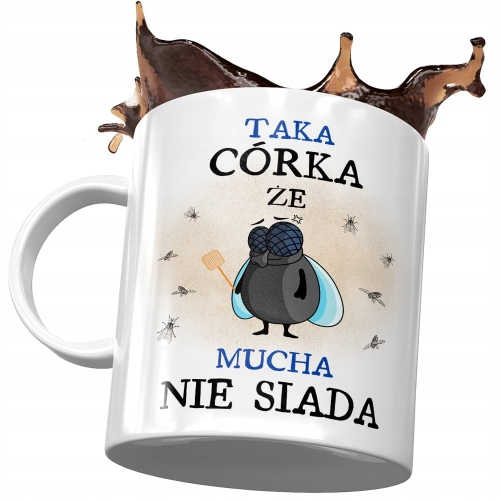 Kubek Dla Córki Córeczki na Dzień Dziecka Prezent z Nadrukiem ze Zdjęciem