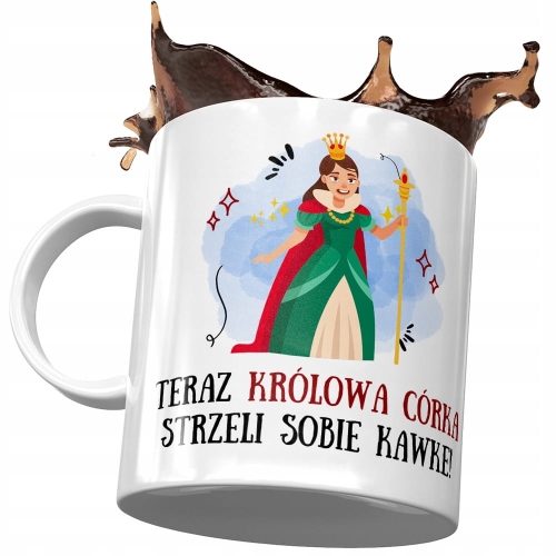 Kubek Dla Córki Córeczki na Dzień Dziecka Prezent z Nadrukiem ze Zdjęciem