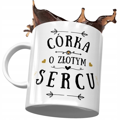 Kubek Dla Córki Córeczki na Dzień Dziecka Prezent z Nadrukiem ze Zdjęciem