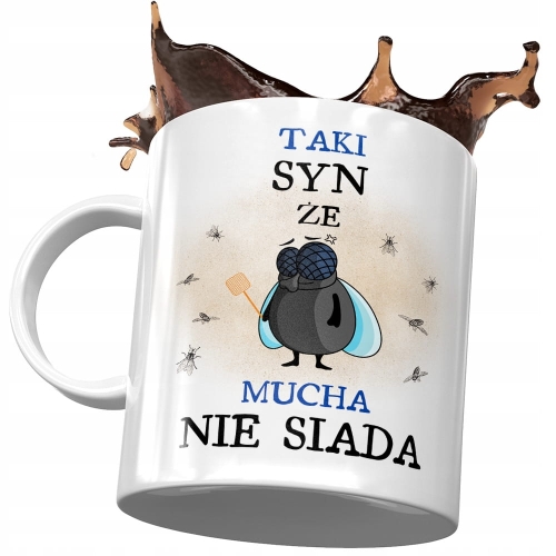 Kubek Dla Syna Synusia na Dzień Dziecka na Prezent z Nadrukiem ze Zdjęciem