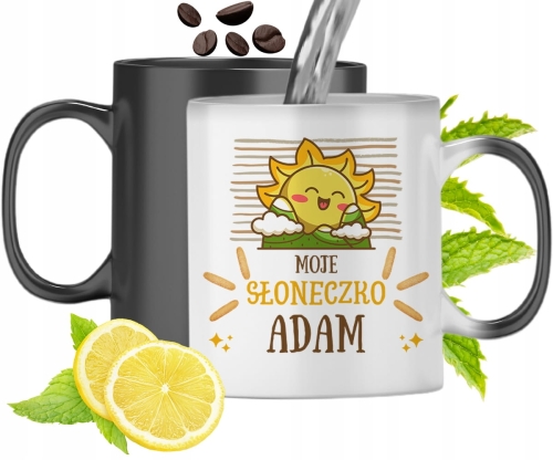 Dla Adama Kubek Magiczny Syna Dziecka Prezent Z Nadrukiem Ze Zdjęciem