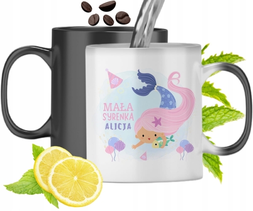 Dla Alicji Kubek Magiczny Córki Dziecka Prezent Z Nadrukiem Ze Zdjęciem