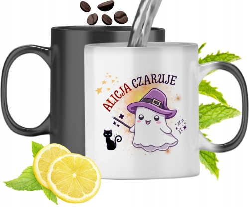 Dla Alicji Kubek Magiczny Córki Dziecka Prezent Z Nadrukiem Ze Zdjęciem