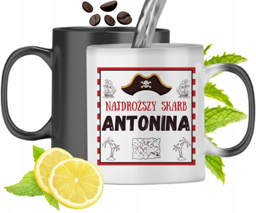 Dla Antoniny Kubek Magiczny Córki Dziecka Prezent Z Nadrukiem Ze Zdjęciem