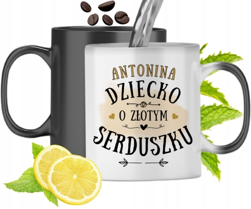 Dla Antoniny Kubek Magiczny Córki Dziecka Prezent Z Nadrukiem Ze Zdjęciem