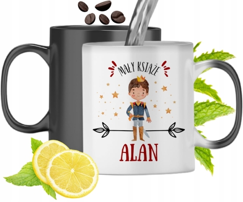 Dla Alana Kubek Magiczny Syna Dziecka Prezent Z Nadrukiem Ze Zdjęciem