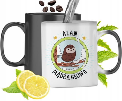 Dla Alana Kubek Magiczny Syna Dziecka Prezent Z Nadrukiem Ze Zdjęciem