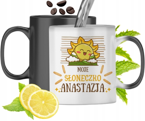 Dla Anastazji Kubek Magiczny Córki Dziecka Prezent Z Nadrukiem Ze Zdjęciem