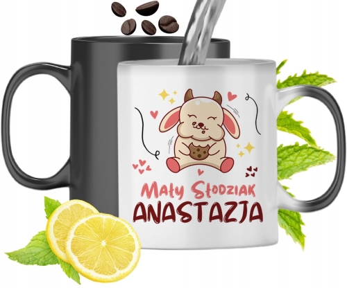 Dla Anastazji Kubek Magiczny Córki Dziecka Prezent Z Nadrukiem Ze Zdjęciem