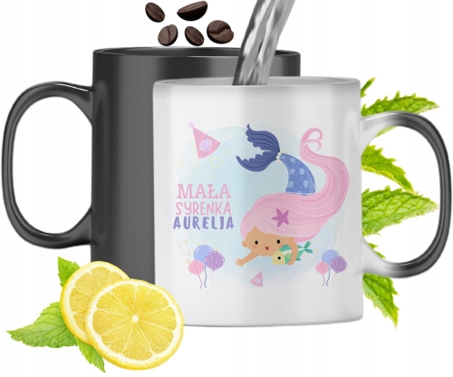 Dla Aurelii Kubek Magiczny Córki Dziecka Prezent Z Nadrukiem Ze Zdjęciem