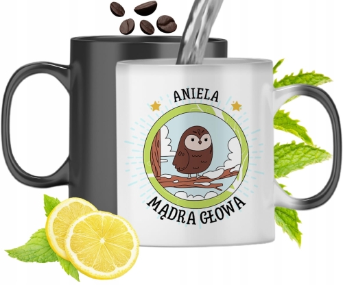 Dla Anieli Kubek Magiczny Na Prezent Urodziny Z Nadrukiem Ze Zdjęciem