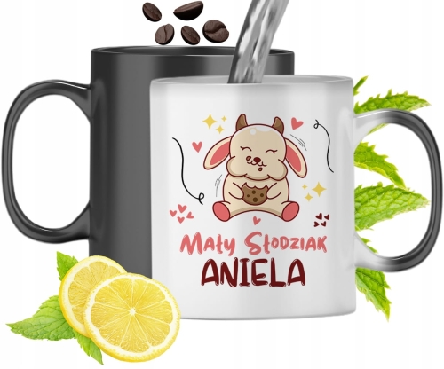 Dla Anieli Kubek Magiczny Na Prezent Urodziny Z Nadrukiem Ze Zdjęciem