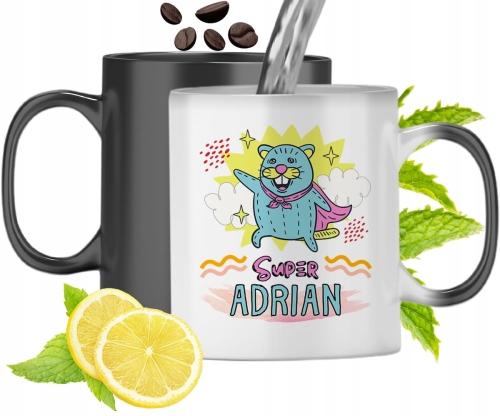 Dla Adriana Kubek Magiczny Syna Dziecka Prezent Z Nadrukiem Ze Zdjęciem