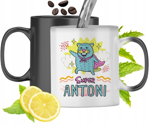 Dla Antoniego Kubek Magiczny Syna Dziecka Prezent Z Nadrukiem Ze Zdjęciem