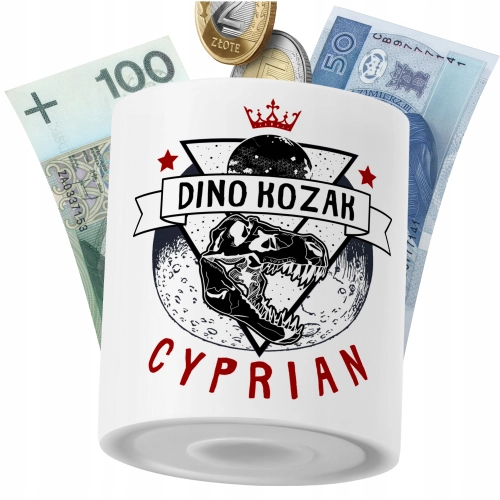 Skarbonka Dla Cypriana Syna Dziecka z Nadrukiem ze Zdjęciem