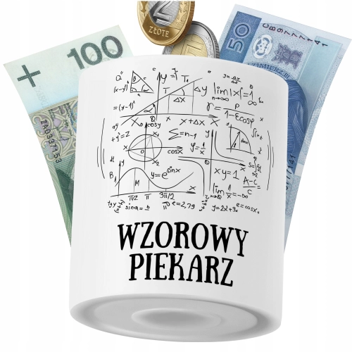 Skarbonka Dla Piekarza na Prezent z Nadrukiem ze Zdjęciem PoliDraw