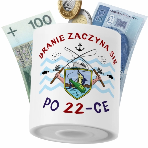 Skarbonka Urodziny22 na Prezent z Nadrukiem ze Zdjęciem PoliDraw