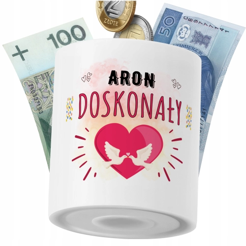 Skarbonka Dla Arona Syna Dziecka z Nadrukiem ze Zdjęciem