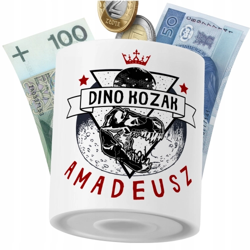 Skarbonka Dla Amadeusza Syna Dziecka z Nadrukiem ze Zdjęciem