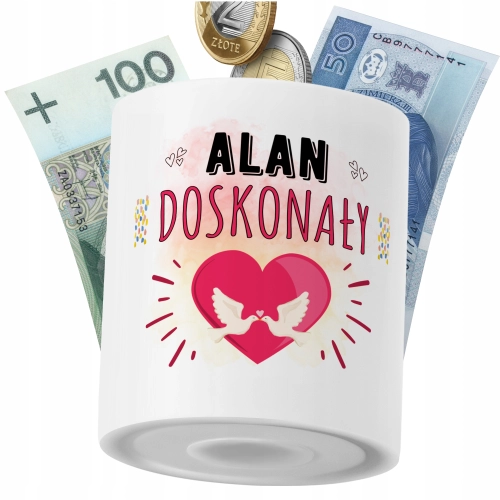 Skarbonka Dla Alana Syna Dziecka z Nadrukiem ze Zdjęciem