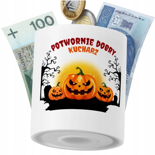 Skarbonka Dla Kucharza na Prezent z Nadrukiem ze Zdjęciem PoliDraw