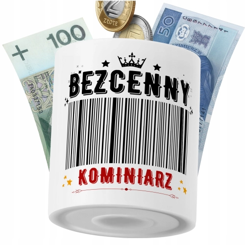 Skarbonka Dla Kominiarza na Prezent z Nadrukiem ze Zdjęciem PoliDraw