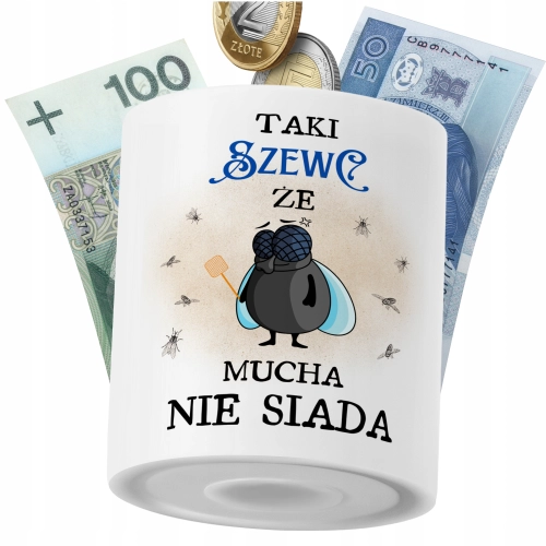 Skarbonka Dla Szewca na Prezent z Nadrukiem ze Zdjęciem PoliDraw