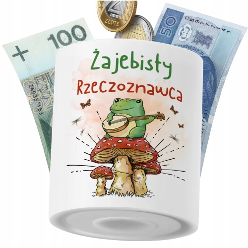 Skarbonka Dla Rzeczoznawcy na Prezent z Nadrukiem ze Zdjęciem PoliDraw