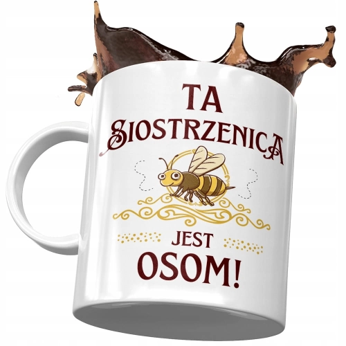 Kubek Dla Siostrzenicy Idealny na Urodziny Prezent z Nadrukiem ze Zdjęciem