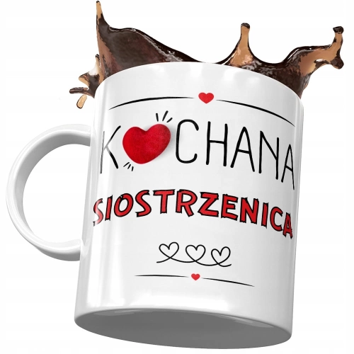Kubek Dla Siostrzenicy Idealny na Urodziny Prezent z Nadrukiem ze Zdjęciem