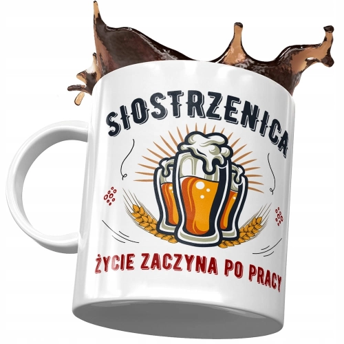 Kubek Dla Siostrzenicy Idealny na Urodziny Prezent z Nadrukiem ze Zdjęciem