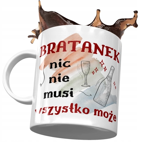 Kubek Dla Bratanka Idealny Na Prezent Urodziny z Nadrukiem ze Zdjęciem