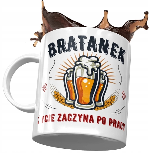 Kubek Dla Bratanka Idealny Na Prezent Urodziny z Nadrukiem ze Zdjęciem