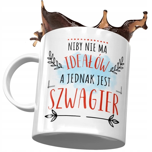 Kubek Dla Szwagra na Urodziny Imieniny na Prezent z Nadrukiem ze Zdjęciem