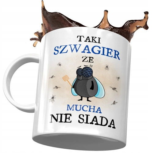 Kubek Dla Szwagra na Urodziny Imieniny na Prezent z Nadrukiem ze Zdjęciem