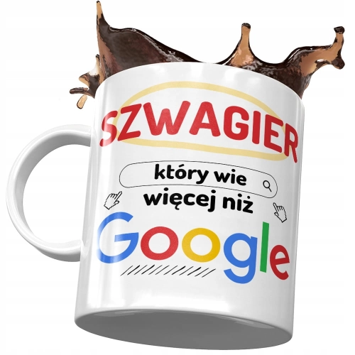 Kubek Dla Szwagra na Urodziny Imieniny na Prezent z Nadrukiem ze Zdjęciem
